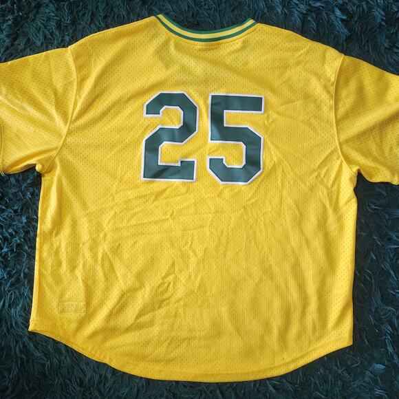 Mitchell & Ness Oakland Athletics #25 Cooperstown Authentic Collection Jersey - Picture 2 of 7